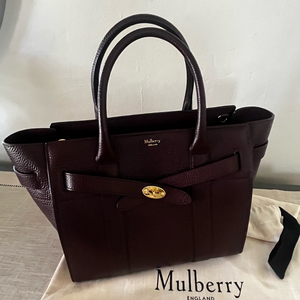 Mulberry Oxblood (Deep Burgundy) Satchel